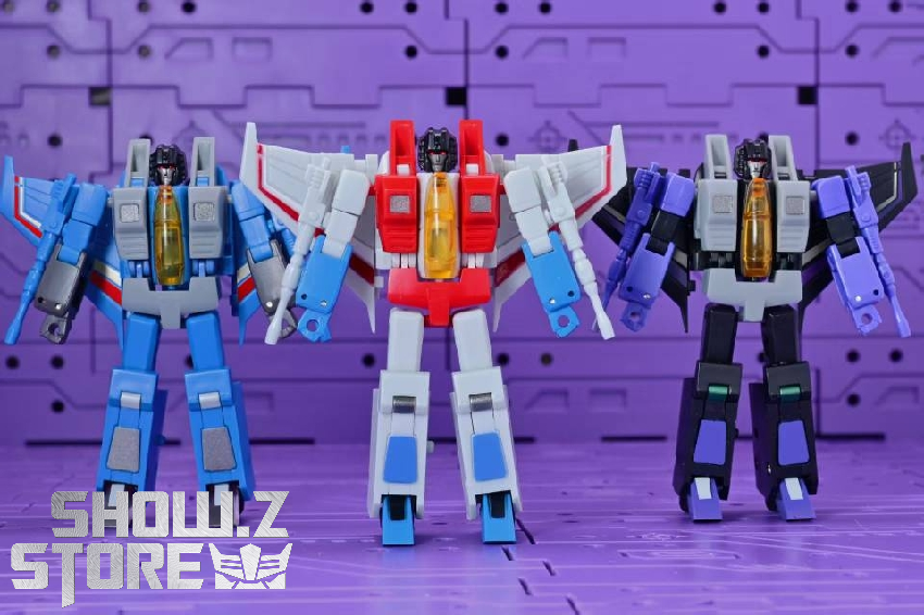Galaxy Toys Transformers three mini robot figures group shot Galaxy Toys Transformers three mini robot figures group shot