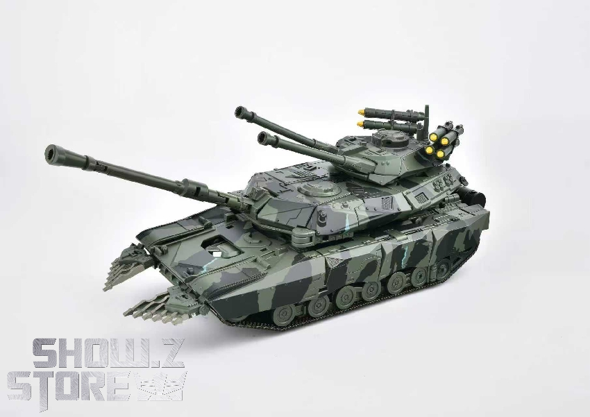 NBE-02 Brawl military tank transformation front view NBE-02 Brawl military tank transformation front view