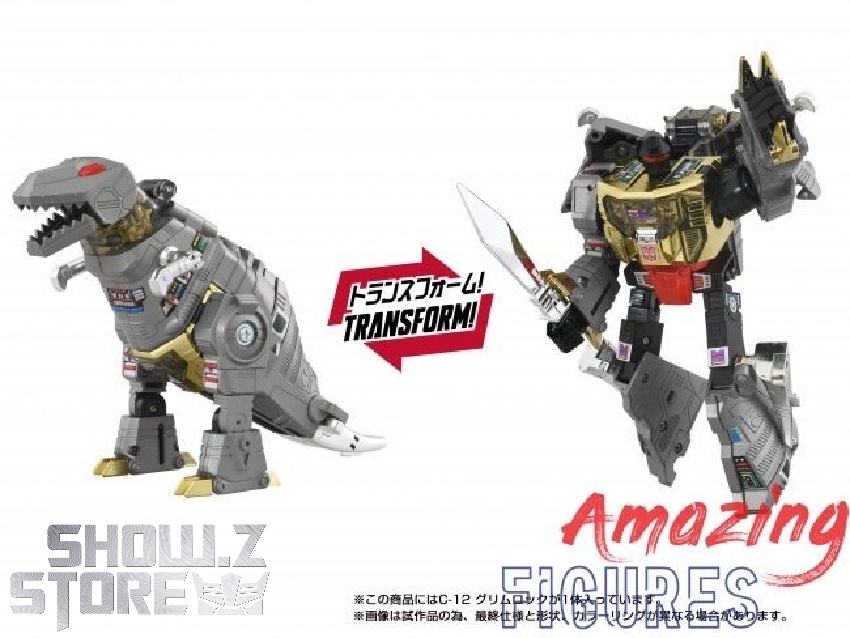 Takara Tomy Missing Link C-12 Grimlock robot transformation sequence Takara Tomy Missing Link C-12 Grimlock robot transformation sequence
