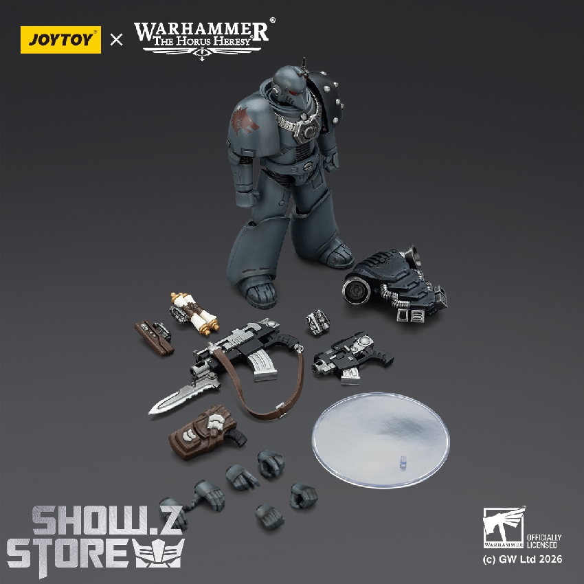 JoyToy Space Wolves MKVI Legionary with weapons accessories JoyToy Space Wolves MKVI Legionary with weapons accessories