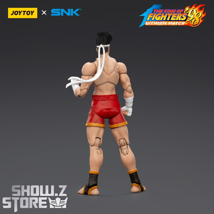 Joe Higashi character in red shorts and white tank top Joe Higashi character in red shorts and white tank top