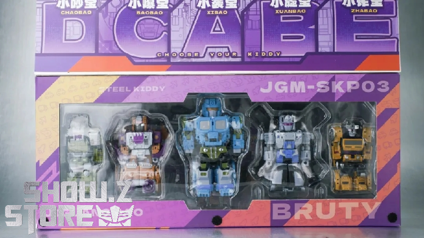 JiGuangMao Toy robot team Mini-Bruty Brunt characters lineup JiGuangMao Toy robot team Mini-Bruty Brunt characters lineup