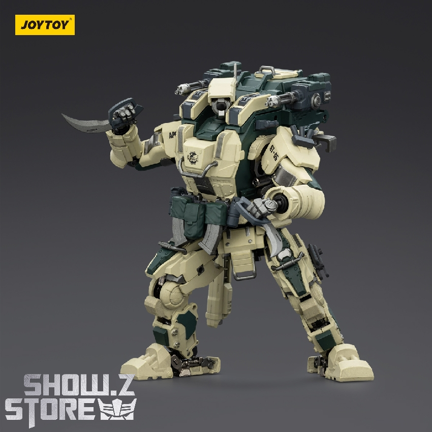 Annihilator mech dynamic action pose with weapon Annihilator mech dynamic action pose with weapon