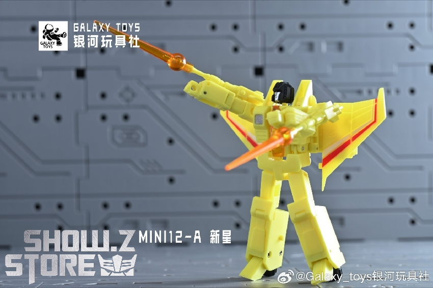 MINI14A Acid Storm yellow orange robot figure with detailed paint applications MINI14A Acid Storm yellow orange robot figure with detailed paint applications