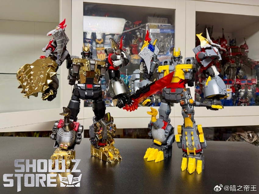 Newage H72EX Typhon yellow and black robot toy with cone armor Newage H72EX Typhon yellow and black robot toy with cone armor