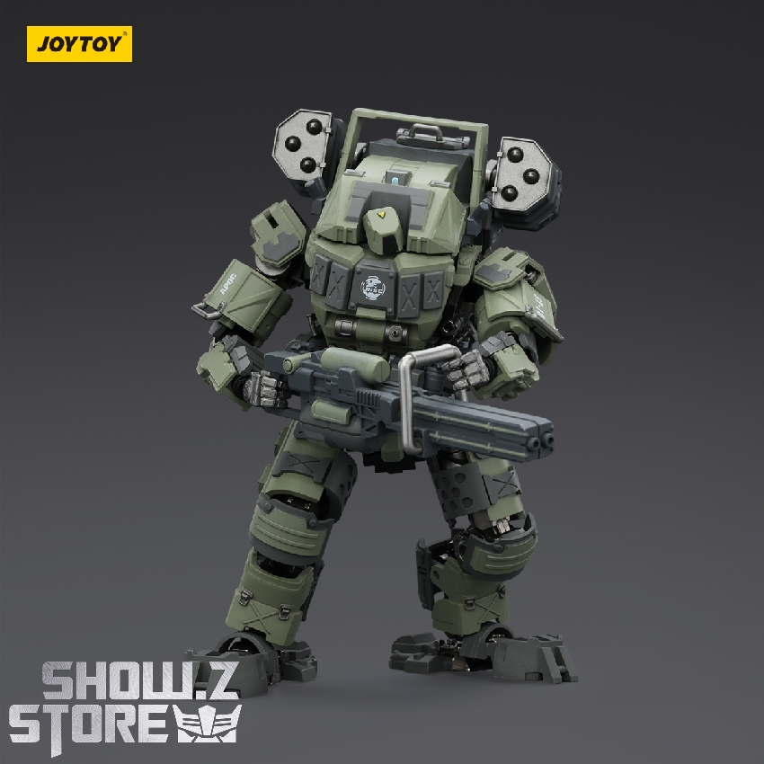 JoyToy 1/25 Dark Source APOC Iron Assault Fire Support Mech angled stance JoyToy 1/25 Dark Source APOC Iron Assault Fire Support Mech angled stance