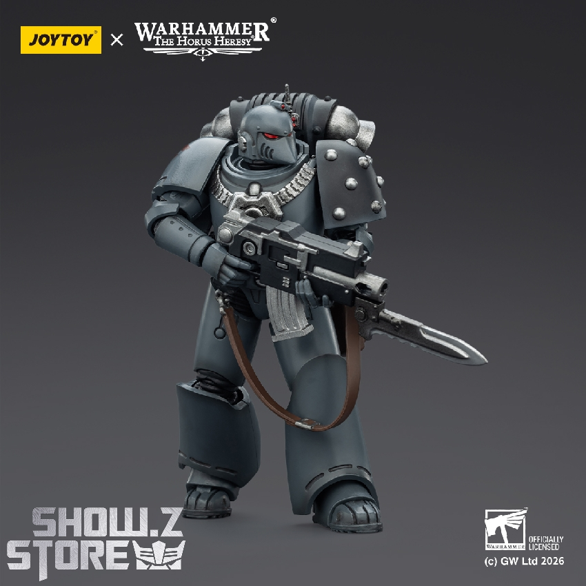 JoyToy Space Wolves MKVI Legionary with sword combat stance JoyToy Space Wolves MKVI Legionary with sword combat stance