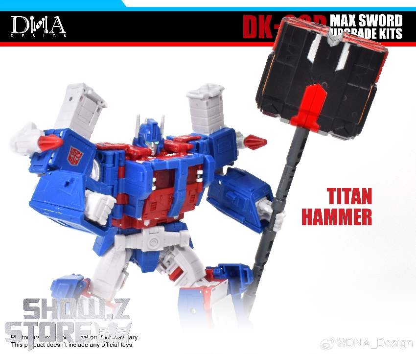 DNA Design DK-69R Max Sword and Titan Hammer upgrade weapons DNA Design DK-69R Max Sword and Titan Hammer upgrade weapons