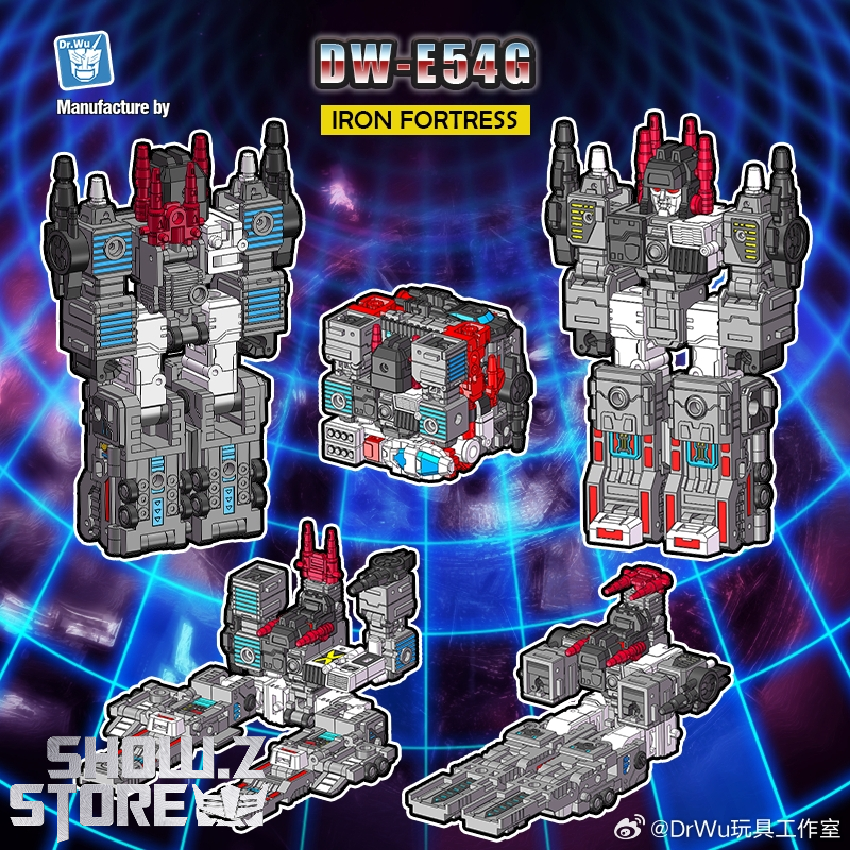 Dr.Wu DW-E54G Iron Fortress Mini Metroplex citybot fortress Dr.Wu DW-E54G Iron Fortress Mini Metroplex citybot fortress