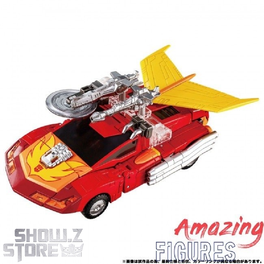 Takara Tomy MPG-20 Rodimus Hot Rod robot in vehicle car mode Takara Tomy MPG-20 Rodimus Hot Rod robot in vehicle car mode