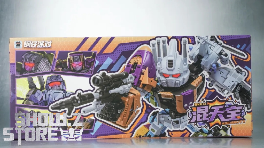 JGM-SKP03 Steel Kiddy Party robot figure transformation modes JGM-SKP03 Steel Kiddy Party robot figure transformation modes