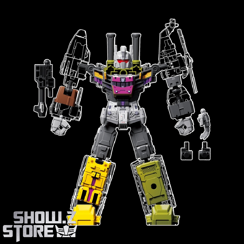 Blokees Bruticus yellow and blue combiner form Blokees Bruticus yellow and blue combiner form