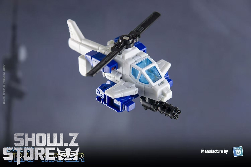 Dr.Wu DW-ES02 white blue helicopter transformer aircraft mode Dr.Wu DW-ES02 white blue helicopter transformer aircraft mode