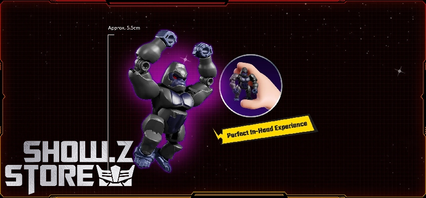 Purple Blokees Transformers Defender robot with hand-held weapon detail Purple Blokees Transformers Defender robot with hand-held weapon detail