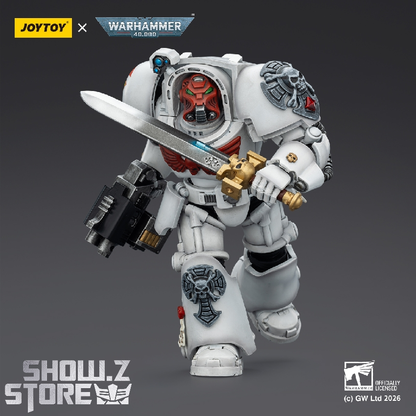 White Scars Terminator side pose with melee weapon White Scars Terminator side pose with melee weapon