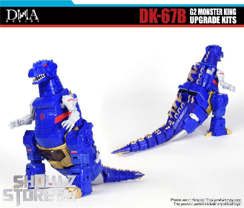 DNA Design DK-67B Monster King upgrade components displayed separately DNA Design DK-67B Monster King upgrade components displayed separately