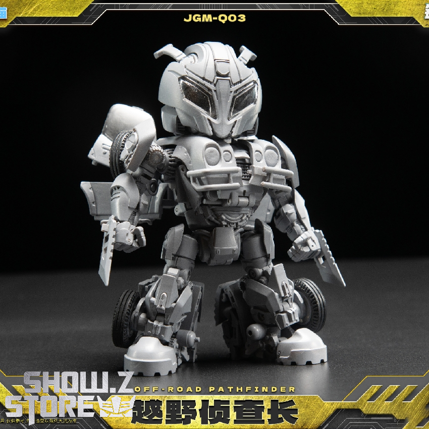 JiGuangMao JGM-Q03 Steel Head Alliance Bumblebee robot in humanoid form JiGuangMao JGM-Q03 Steel Head Alliance Bumblebee robot in humanoid form