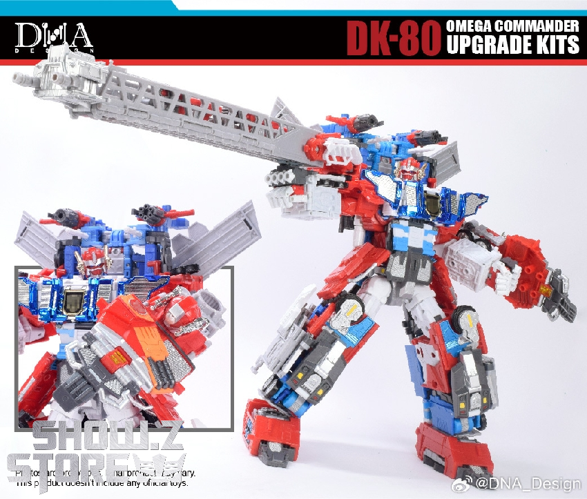 DNA Design DK-80 Omega Commander upgrade kit detail view DNA Design DK-80 Omega Commander upgrade kit detail view