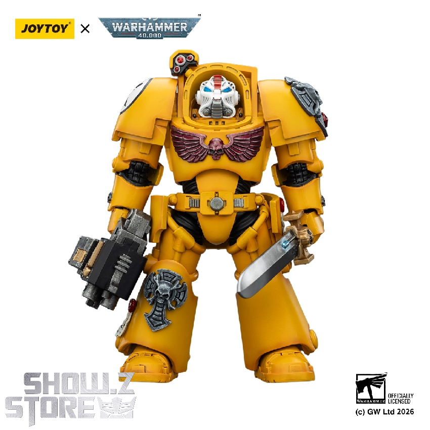 JoyToy JT03158 Imperial Fists Terminator 1 1/18 Figure - Image 6 JoyToy JT03158 Imperial Fists Terminator 1 1/18 Figure - Image 6
