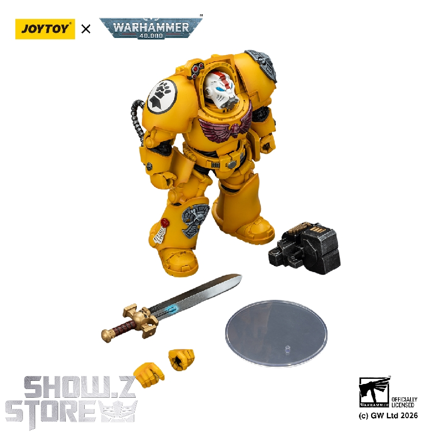 JoyToy JT03158 Imperial Fists Terminator 1 1/18 Figure - Image 10 JoyToy JT03158 Imperial Fists Terminator 1 1/18 Figure - Image 10