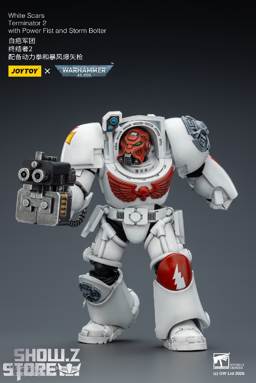 JoyToy JT03196 White Scars Terminator 2 1/18 Figure - Image 16 JoyToy JT03196 White Scars Terminator 2 1/18 Figure - Image 16
