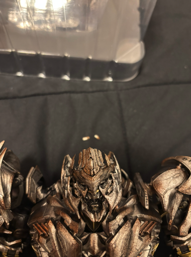 SAMPLE-LH Threezero DLX Megatron (Revenge of the Fallen) (2/69) - front view SAMPLE-LH Threezero DLX Megatron (Revenge of the Fallen) collectible figure - front view