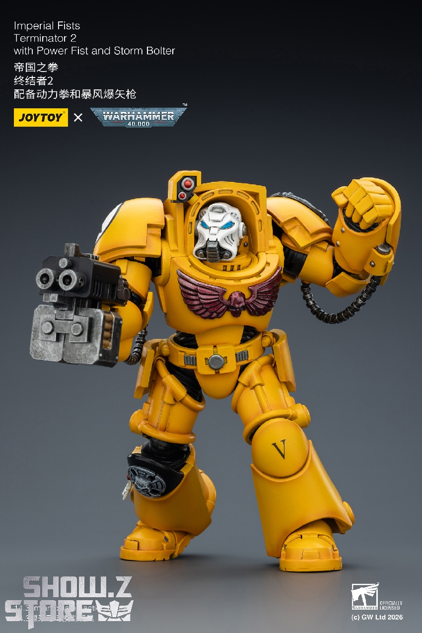 JoyToy JT03165 Imperial Fists Terminator 2 1/18 Figure - Image 17 JoyToy JT03165 Imperial Fists Terminator 2 1/18 Figure - Image 17