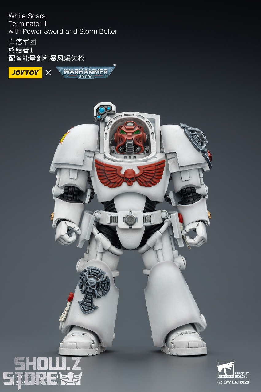 JoyToy JT03189 White Scars Terminator 1 1/18 Figure - Image 12 JoyToy JT03189 White Scars Terminator 1 1/18 Figure - Image 12