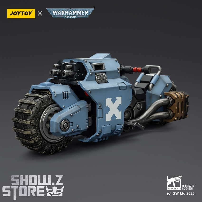 JoyToy blue raider bike detailed perspective JoyToy blue raider bike detailed perspective