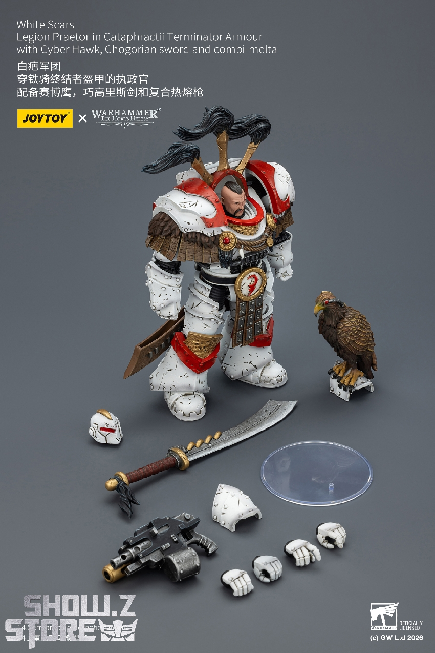 JT03486 size chart JoyToy JT03486 White Scars Legion Praetor (Cataphractii) 1/18 figure – product size chart (14.2 cm x 9 cm)