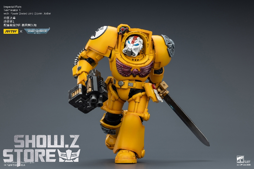 JoyToy JT03158 Imperial Fists Terminator 1 1/18 Figure - Image 19 JoyToy JT03158 Imperial Fists Terminator 1 1/18 Figure - Image 19