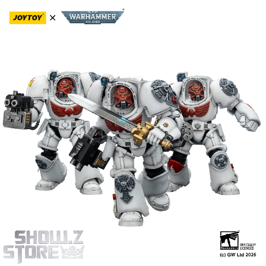 JoyToy JT03189 White Scars Terminator 1 1/18 Figure - Image 23 JoyToy JT03189 White Scars Terminator 1 1/18 Figure - Image 23