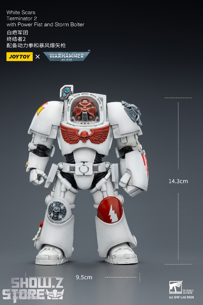 JoyToy JT03196 White Scars Terminator 2 1/18 Figure - Image 21 JoyToy JT03196 White Scars Terminator 2 1/18 Figure - Image 21