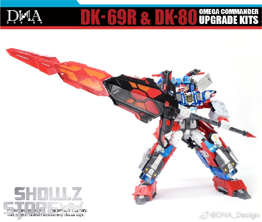 DNA Design DK-80 Omega Commander upgrade kit with energy sword DNA Design DK-80 Omega Commander upgrade kit with energy sword