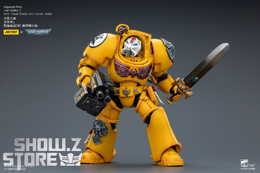 JoyToy JT03158 Imperial Fists Terminator 1 1/18 Figure - Image 16 JoyToy JT03158 Imperial Fists Terminator 1 1/18 Figure - Image 16