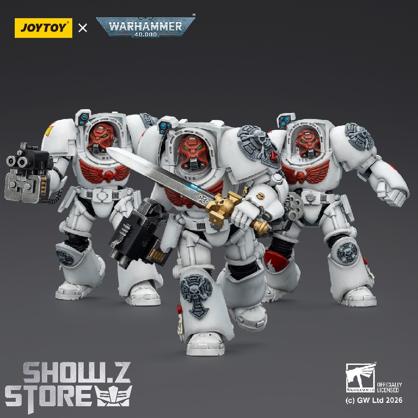 JoyToy JT03189 White Scars Terminator 1 1/18 Figure - Image 22 JoyToy JT03189 White Scars Terminator 1 1/18 Figure - Image 22