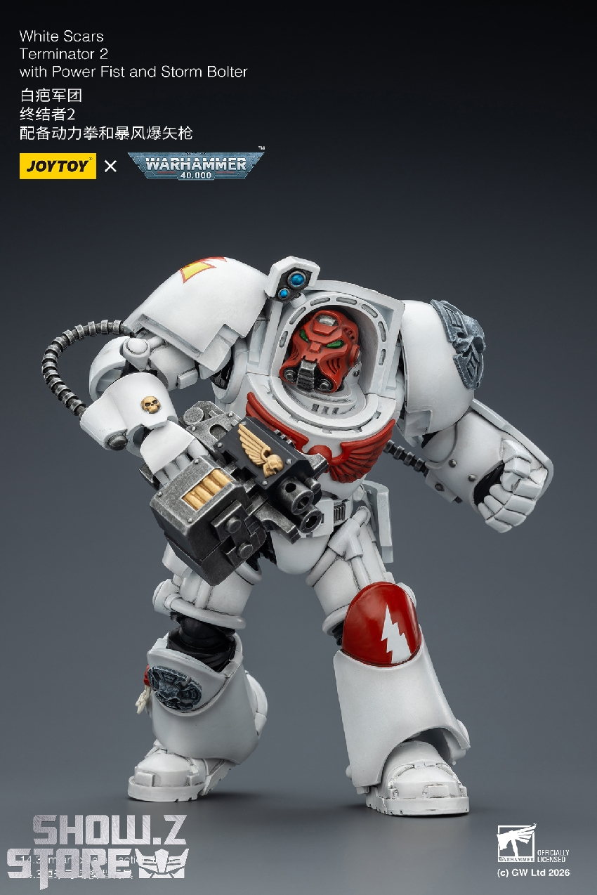 JoyToy JT03196 White Scars Terminator 2 1/18 Figure - Image 17 JoyToy JT03196 White Scars Terminator 2 1/18 Figure - Image 17