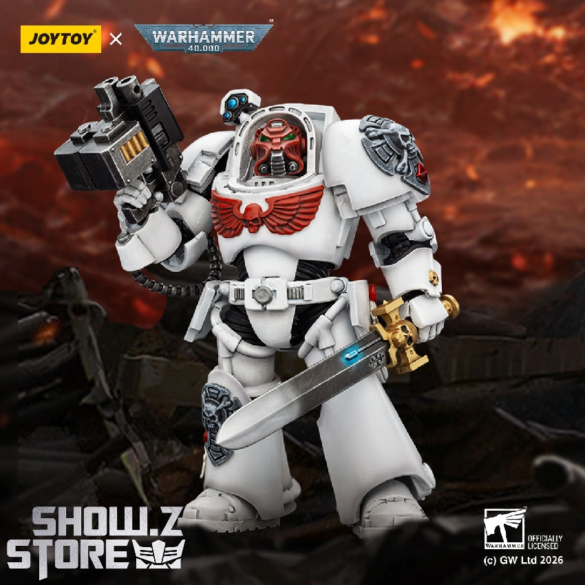 JoyToy JT03189 White Scars Terminator 1 1/18 Figure - Image 11 JoyToy JT03189 White Scars Terminator 1 1/18 Figure - Image 11