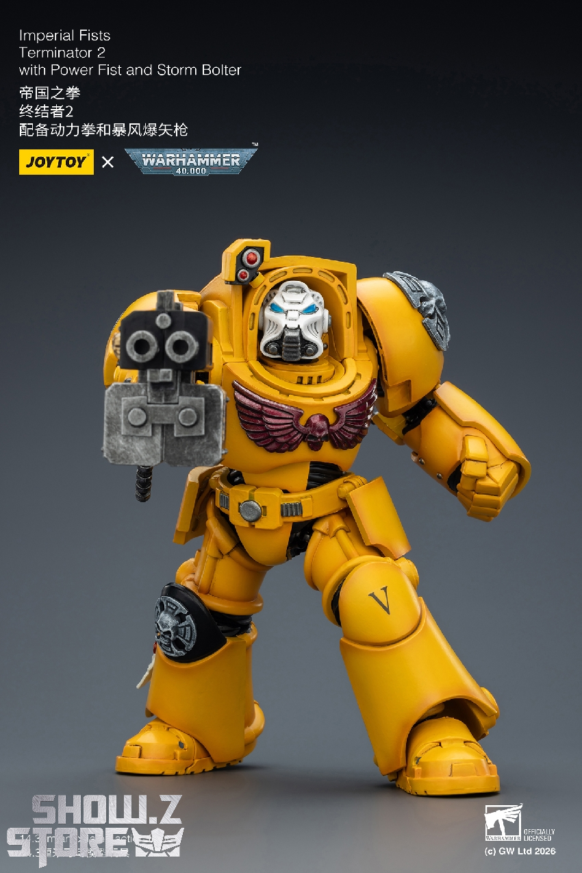 JoyToy JT03165 Imperial Fists Terminator 2 1/18 Figure - Image 19 JoyToy JT03165 Imperial Fists Terminator 2 1/18 Figure - Image 19