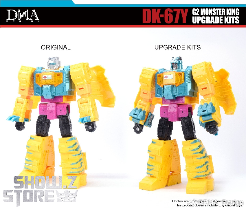 DNA-DK67Y DNA Design DK-67Y G2 Monster King upgrade kit (7/10) - before and after DNA-DK67Y DNA Design DK-67Y G2 Monster King upgrade kit - before and after