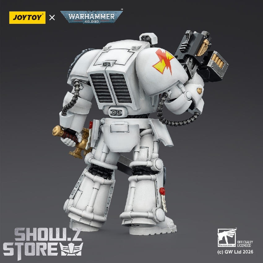 White Scars Terminator back view with heavy weapons White Scars Terminator back view with heavy weapons