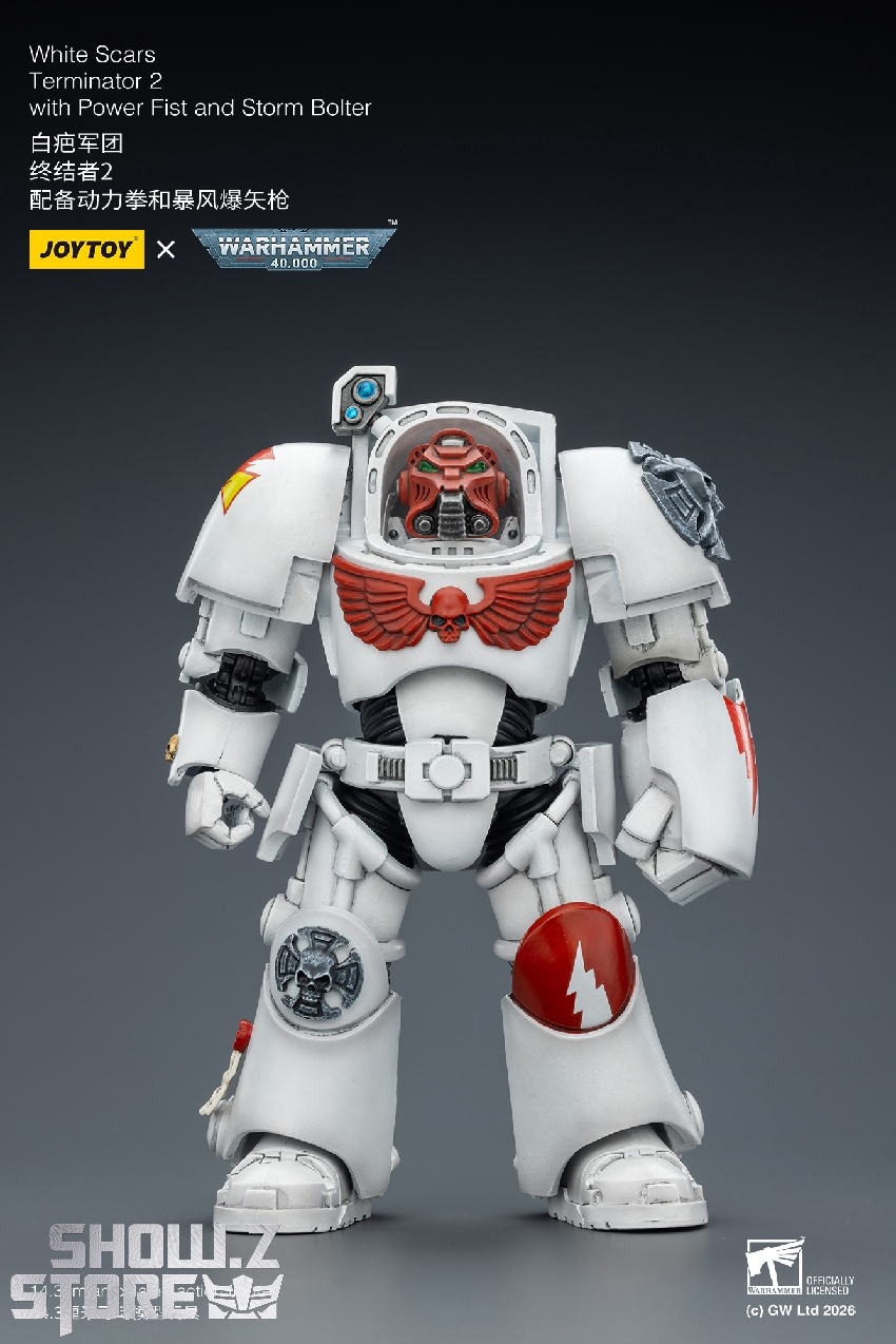 JoyToy JT03196 White Scars Terminator 2 1/18 Figure - Image 13 JoyToy JT03196 White Scars Terminator 2 1/18 Figure - Image 13
