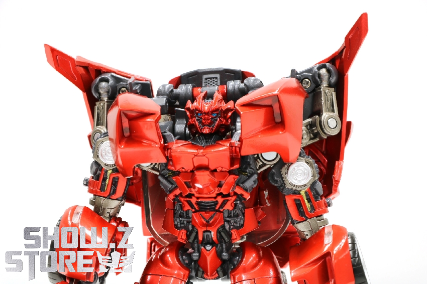 Takara Tomy Masterpiece MPMN-02 Sideswipe red robot with weapons Takara Tomy Masterpiece MPMN-02 Sideswipe red robot with weapons