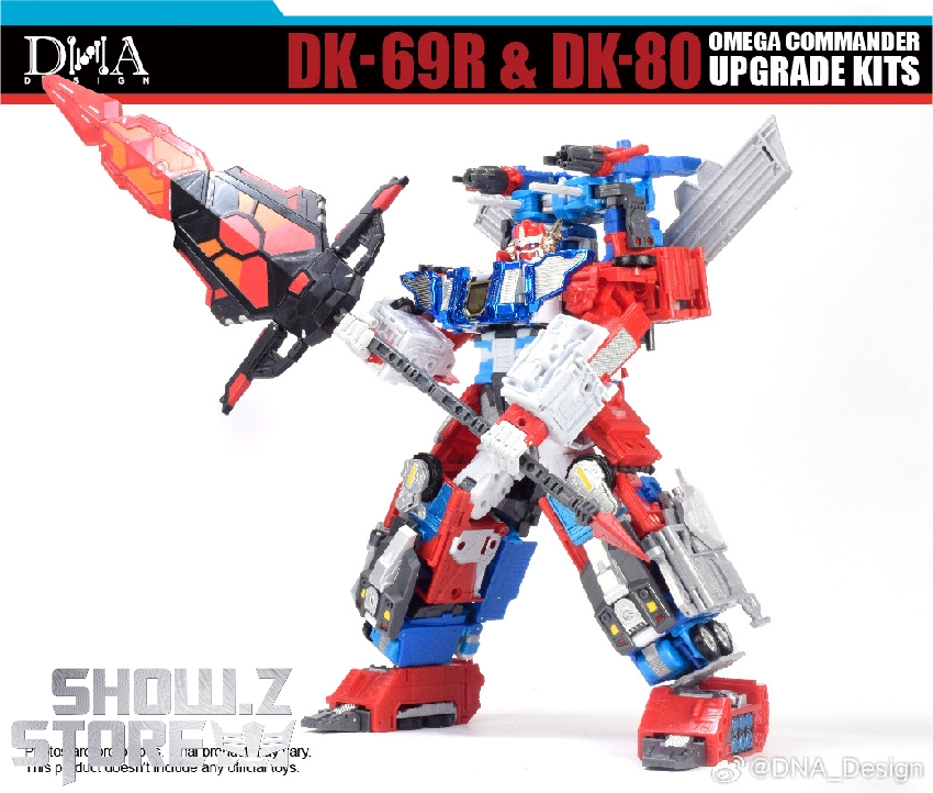 DNA Design DK-80 Omega Commander upgrade kit assembled with weapon DNA Design DK-80 Omega Commander upgrade kit assembled with weapon