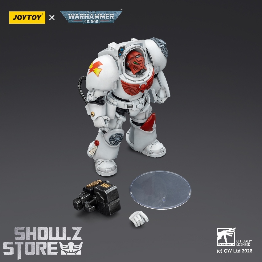 White Scars Terminator with base and weapon accessories White Scars Terminator with base and weapon accessories