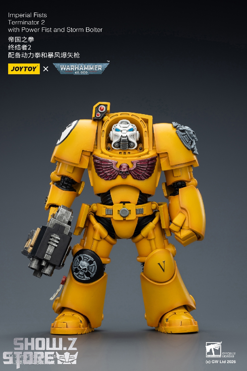 JoyToy JT03165 Imperial Fists Terminator 2 1/18 Figure - Image 12 JoyToy JT03165 Imperial Fists Terminator 2 1/18 Figure - Image 12