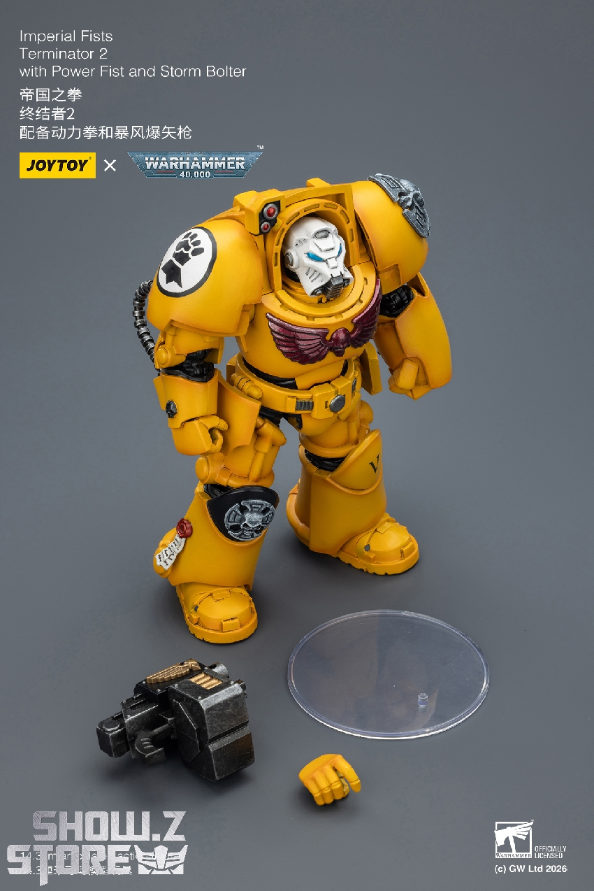 JoyToy JT03165 Imperial Fists Terminator 2 1/18 Figure - Image 20 JoyToy JT03165 Imperial Fists Terminator 2 1/18 Figure - Image 20