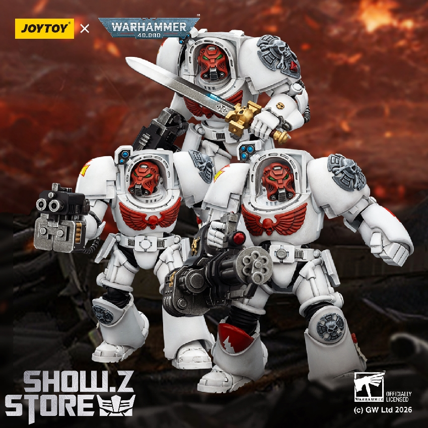 JoyToy JT03189 White Scars Terminator 1 1/18 Figure - Image 24 JoyToy JT03189 White Scars Terminator 1 1/18 Figure - Image 24