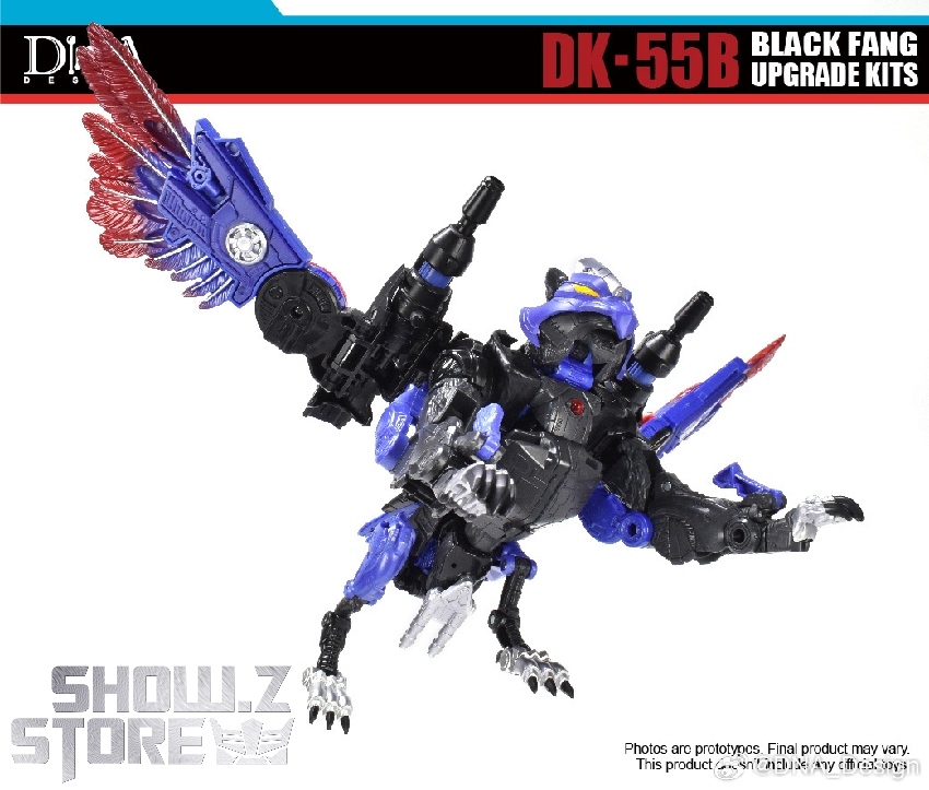 Black Fang upgrade kit assembled with winged configuration Black Fang upgrade kit assembled with winged configuration