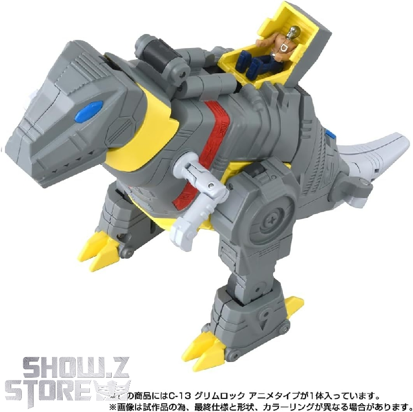TAKARA-MLC13 Takara Tomy Missing Link C-13 Grimlock Animation Version (9/14) TAKARA-MLC13 Takara Tomy Missing Link C-13 Grimlock Animation Version - size reference